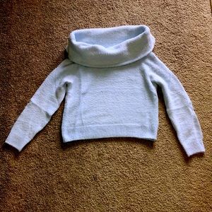 H&M light blue super soft sweater size small S